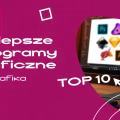 Najlepsze programy graficzne dla grafika. Na ekranie komputera ikony popularnych programów graficznych.