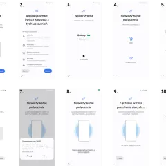 Instrukcja krok po kroku, jak przenieść dane z telefonu na telefon za pomocą aplikacji Smart Switch, która może być używana do migracji danych z różnych urządzeń, w tym z Motorola Migrate.