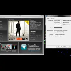 Ustawienia QuickTime Player: dopasowanie rozmiaru filmu, ukrywanie narzędzi po 2 sekundach.