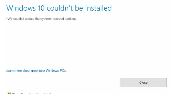 Partycja zarezerwowana Windows: Napraw błąd aktualizacji raz na zawsze