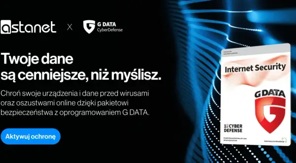 Twoje dane są cenniejsze niż myślisz. Chroń się przed wirusami i oszustwami online, bo to nie jest scam. Pakiet bezpieczeństwa G DATA chroni Cię.