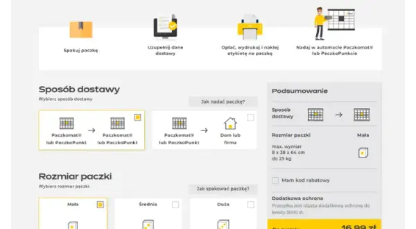 Aplikacja InPost: Nadawanie paczek krok po kroku (bez etykiety)
