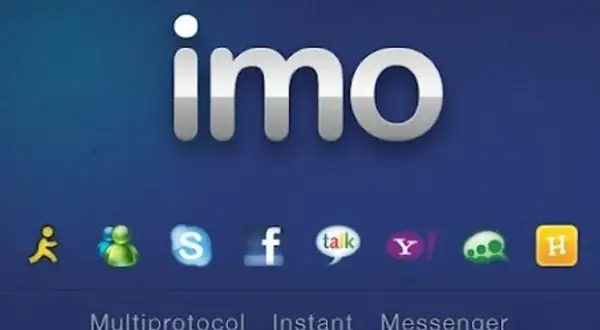 Imo logo i ikony komunikatorów: Skype, Facebook, Yahoo, Gadu-Gadu.