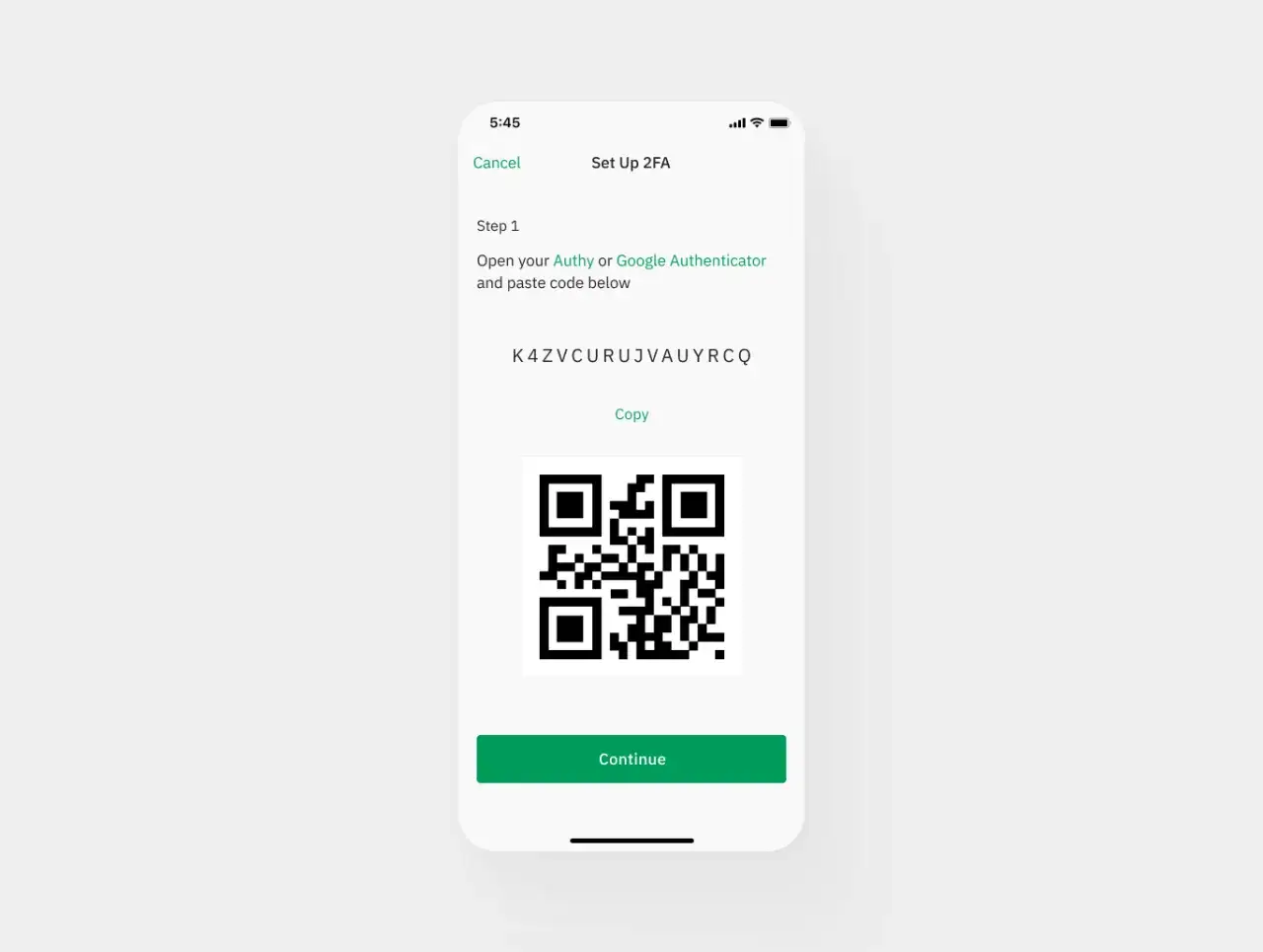 Konfiguracja 2FA: otwórz aplikację uwierzytelniającą, zeskanuj kod QR lub wpisz klucz K4ZVCURUJVAUYRCQ.