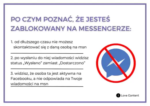 Blokada na Messengerze - Co widzi zablokowana osoba?